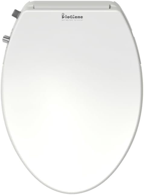 Biogiene Toilet Bidet Seat Elongated Non Electric BG3100NEE