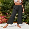 thumbnail image 2 of Les Femmes Voient à Travers le Pantalon de Plage Léger de Vacances de Plage, 2 of 6