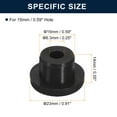thumbnail image 3 of Unique Bargains 6 Pcs Black Plug Holes, H15 Rubber Button Plug for 14mm/0.55' Hole, 3 of 6