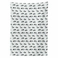 thumbnail image 2 of Animal Tablecloth, Anteaters Star Wild Animals Funny Forest Mammals Woodland, Rectangle Satin Table Cover Accent for Dining Room and Kitchen, 60" X 84", Blue Grey and Charcoal Grey, by Ambesonne, 2 of 2