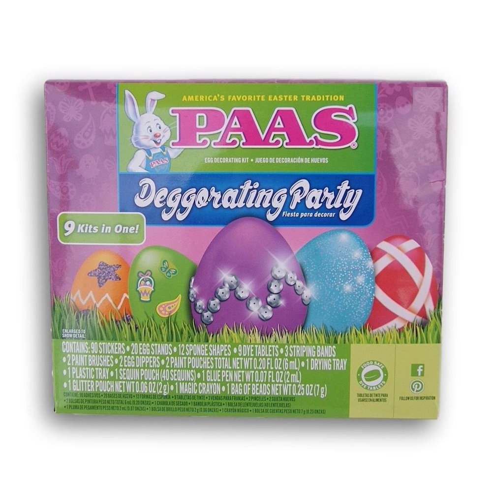 Paas Easter Egg Deggorating Party Kit 9 Kits in One!