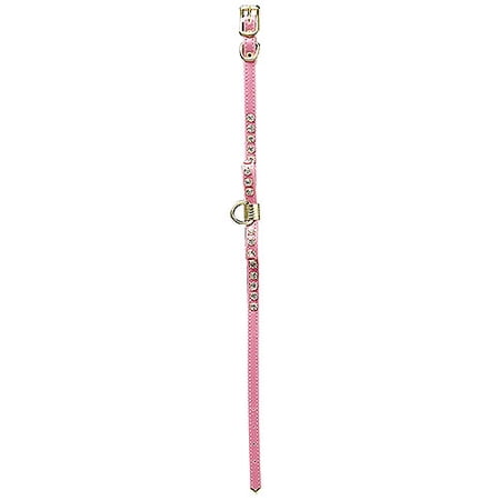 Fancy Rhinestone Collar, Pink