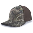 thumbnail image 2 of Pacific Headwear Camo Trucker Flexfit Cap 694M Break-Up Country/Chocolate/Break-Up Country S/M, 2 of 2