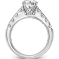 thumbnail image 2 of 14K White Gold Diamond Peg Set Semi-Mount Engagement Ring (Size 7) Made In India rm2935e-144-waa, 2 of 5