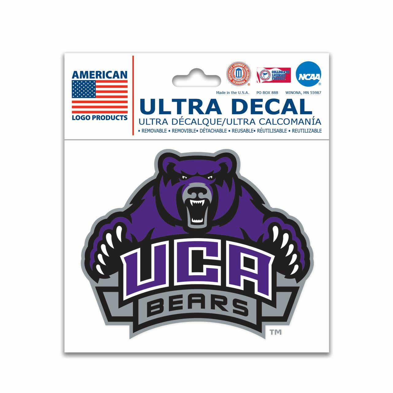 WinCraft Central Arkansas Bears Official NCAA 4 x Automotive Car Decal 6x6 507679