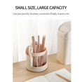 thumbnail image 4 of Rotating Pen Holder Organizer Multi-Purpose Desktop Plastic Storage Box Office Stationery Case, 4 of 10