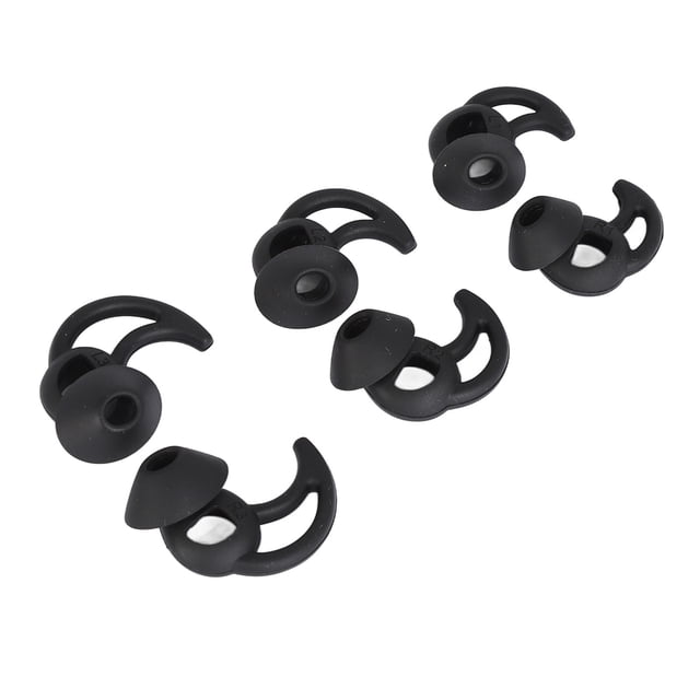 Puntas de auriculares Deportivos Cómodo Reemplazo de Silicona Reducino de Ruido 3 Juegos Con S, M, L para Deportes, Trabajo, Ciclismo