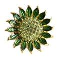 thumbnail image 2 of Broche de pasador de de imitación de cristal esmaltado floral Pasadores de clip de hebilla para mujer Zulema Pin de broche de girasol, 2 of 7