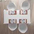 thumbnail image 4 of Ambesonne Vintage Place Mats Set of 4, Romantic Red Roses, Standard Size, Red Khaki Sand Brown, 4 of 4