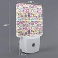 thumbnail image 2 of Balery Peace Love and Dove Flower Power Pattern LED Night Light with Automatic Sensor Plug in Night Light with Dusk-to-Dawn Light Sensor LED Nightlight 0.5W-EU, 2 of 7