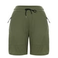 thumbnail image 2 of AKAFMK Men's and Big Men's Sports Shorts Casual 5 inch Men Solid Breathable Fitness Sports Quick Dry Running Training Pants Shorts Army Green, 2 of 6