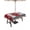 Red, variant on Outdoor Tablecloths with Umbrella Hole & Zipper, Vintage Gnomes 60 x102 Inch Rectangle Tablecloths, Black Red Checkered Retro Art Waterproof Table Cloth, Patio/Pool/Picnic Table Covers