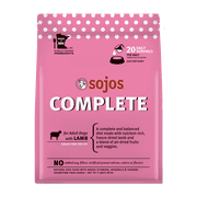 Sojos Complete Lamb Recipe Adult Grain-Free Freeze-Dried Raw Dog Food, 7 Pound Bag