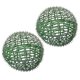 thumbnail image 3 of 2Pcs Artificial Plant Topiary Ball Cage Plastic Plant Faux Grass Ball Frame, 3 of 3