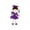 Purple, variant on Graduation Gifts for Her Plush Doll, Soft Stuffed Animal with Graduation Cap, Congrats Keepsake for High School College Grad