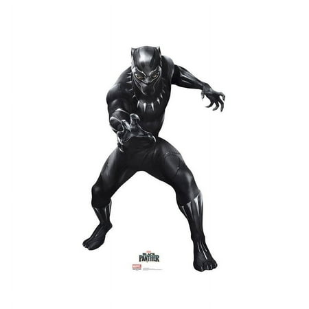 Black Panther (Black Panther) Cardboard Stand-Up, 5ft