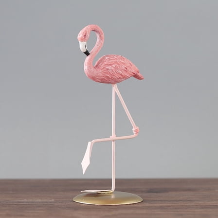 SWETRACE Indoor Flamingo Statues Resin Cartoon Flamingo Home Decor 3Pcs