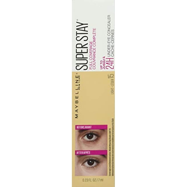 Iluminador Cobertura Completa Maybelline 24h Ojos Tipo Paddle Tono 150mlaro, 0,23 Fl Oz