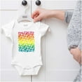 thumbnail image 5 of NASA Worm Logo Rainbow Gradient Romper Boys or Girls Infant Baby Brisco Brands 24M, 5 of 6