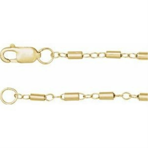 Auriga Mother's Day Gift 14K Yellow Gold-Filled 1.7 mm Cable Chain Necklace 16"