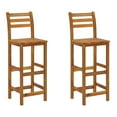 thumbnail image 3 of vidaXL 3 Piece Garden Bar Set Solid Wood Acacia, 3 of 5