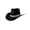 Black, variant on LNZGNM Cowboy Hat for Men Women, Western Silhouette with Wide Brim, with Rhinestone Shine, Sturdy and Rugged for Ranch Wear, Outdoor Events, and Western Parties,Black(One Size)