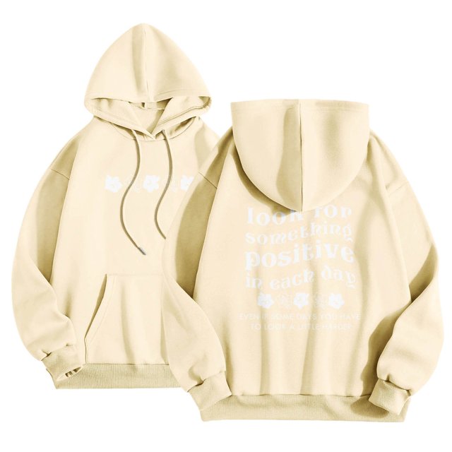 VBARHMQRT Frog Hoodie Autumn Winter Hoodie Neck Solid Color Printed Long Sleeve Pullover Sweatshirt