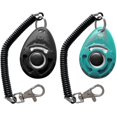 thumbnail image 3 of Clicker de entrenamiento para mascotas YONGSHENG con correa para la muñeca negro y azul, 3 of 4