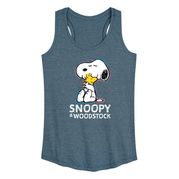 Peanuts - Snoopy And Woodstock - Women's Racerback Tank Top