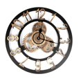 thumbnail image 2 of Diseño de engranajes 3D Número romano Número árabe Reloj de pared Sala de estar Decoración del hotel Reloj de madera sin tictac kenally JJ20151-02, 2 of 5