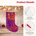 thumbnail image 4 of Salouo Bright Textured Animal Print Christmas Decorations Stockings 1 Pack 18'' Xmas Stockings Holiday Stocking Personalized Farmhouse Decor for Home Family Party Tree, 4 of 7