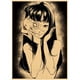 thumbnail image 3 of Póster de Junji Ito de Anime japonés, Papel Kraft Vintage, Shintaro Kago, impresión artística de dibujos animados, decoración de pared, pintura, 3 of 4