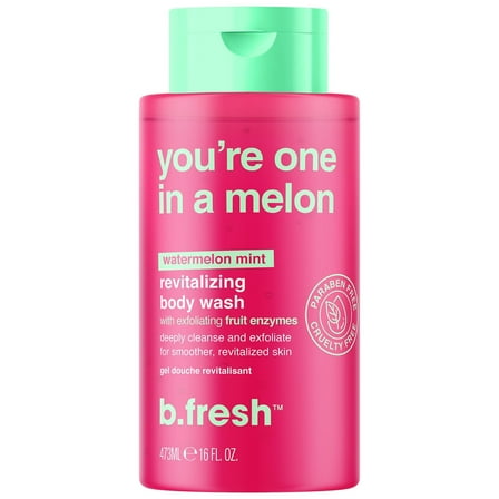 b.fresh you're one in a melon - revitalizing body wash, 16 fl oz