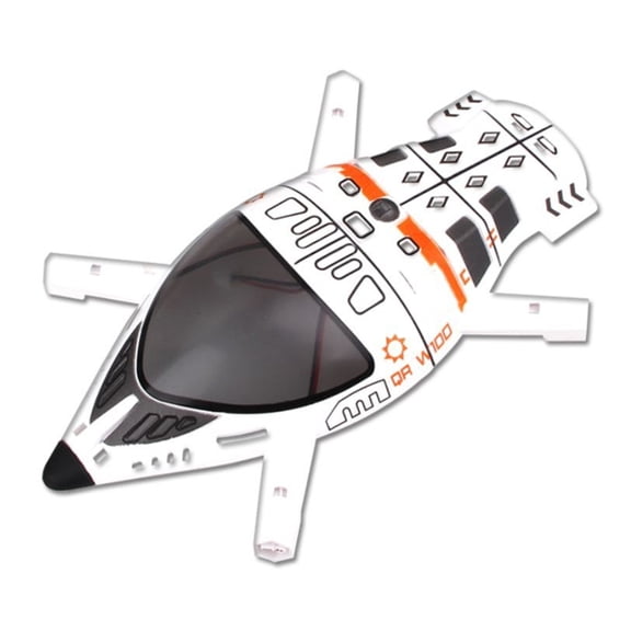 HobbyFlip Upper Body Cover Part # QR Quadcopter Shell W100-Z-01 Compatible with Walkera QR W100S Wifi