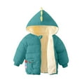 thumbnail image 6 of Hicidod Newborn Winter Coat Winter Down Coats for Kids Baby Boys Girls Warm Lightweight Puffer Jacket Cute Bear Hoods Down Coats Infant Outerwear, 6 of 7
