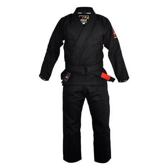 Fuji Summerweight BJJ Uniform, Black, A3
