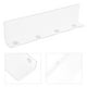 thumbnail image 3 of 8 separadores de estantes acrílicos transparentes para organizar el armario. Separadores ajustables de 25 cm para ropa, toallas, libros, zapatos y utensilios de cocina., 3 of 7