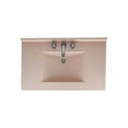 thumbnail image 2 of 37 in. Solid Surface Vanity Top in Barley Finish, 2 of 2