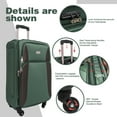 thumbnail image 2 of imerelez SoftshellLuggage Expandable 4 Piece Set Suitcase Softside Lightweight Luggage Travel Set, 2 of 6