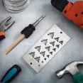 thumbnail image 4 of 2 Pieces Steel Dowel Plate, Dowel Maker, Dowel Making Tool Imperial 17 Holes in 1/32In Increments From 1/8In to 5/8In, 4 of 5