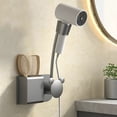 thumbnail image 4 of Soporte giratorio para secador de pelo de 360° | Organizador de pared autoadhesivo | Estante de almacenamiento sin perforaciones de altura ajustable | Soporte universal para secador de pelo, 4 of 6