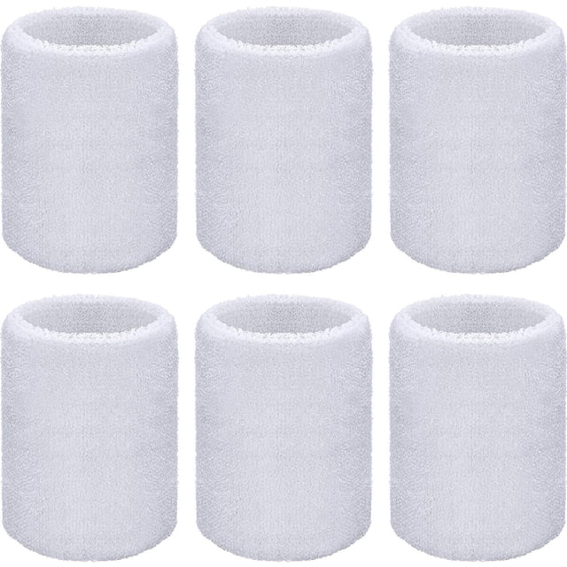 Muñequeras absorbentes para el sudor, muñequeras para hombres y mujeres, muñequeras deportivas para el brazo, muñequeras deportivas de algodón suave para balonmano, fútbol y tenis.