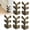 Bronze, variant on Baseboard Corner Protectors for Furniture, Brass Corner Protectors Baseboard, Skiffers Baseboard Corner Protectors, Solid Brass Skirting Board Corner Protectors (Black)