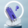 thumbnail image 6 of Earbuds for Kids, Hwkond Transparent Digital Display Wireless Bluetooth Earphones, In Ear Dual Stereo, True Wireless, Comes With A Large Capacity Charging Compartment, Blue, Up to 60% Off, 6 of 7