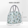 thumbnail image 2 of Fotbe Winter Wonderland Light Blue Bolsa de Almuerzo con Estampado, Lonchera Aislada, Contenedor de Comida Reutilizable Tipo Cooler a Prueba de Fugas, 2 of 6