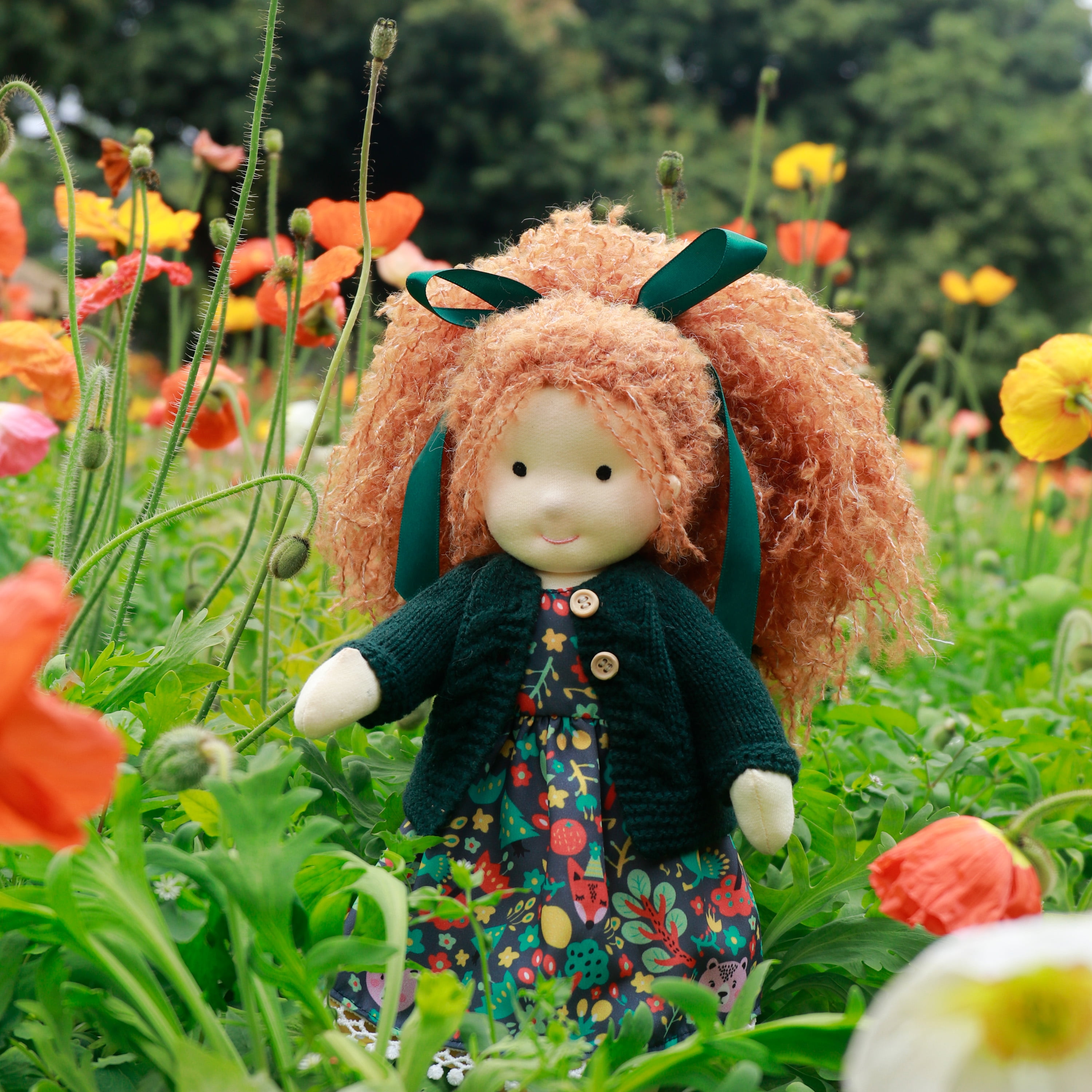 BlissfulPixie, Handcrafted Waldorf Doll, 12-inch, Organic Cotton