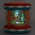 thumbnail image 2 of Proyector Musical iluminado para bebé, juguete giratorio, Educación Temprana, aprendizaje, gateo, tambor de mano giratorio, 2 of 5