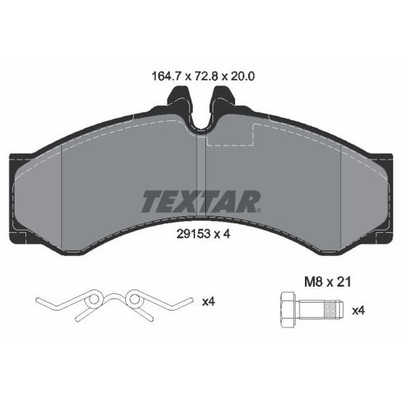 Brake Pad SetREO 290762001
