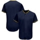 thumbnail image 2 of Camiseta de béisbol de moda en blanco, lisa, con botones, transpirable, suave, para hombres/niños, para juegos al aire libre/fiestas, talla grande, cualquier color, 2 of 5