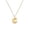 Gold Letter C, variant on PAURO Bubble Letter Necklace Gold Plated Women Initial Balloon Pendant Stainless Steel Personalized Statement Alphabet Charm Cute Name Dainty Jewelry Gold Letter O